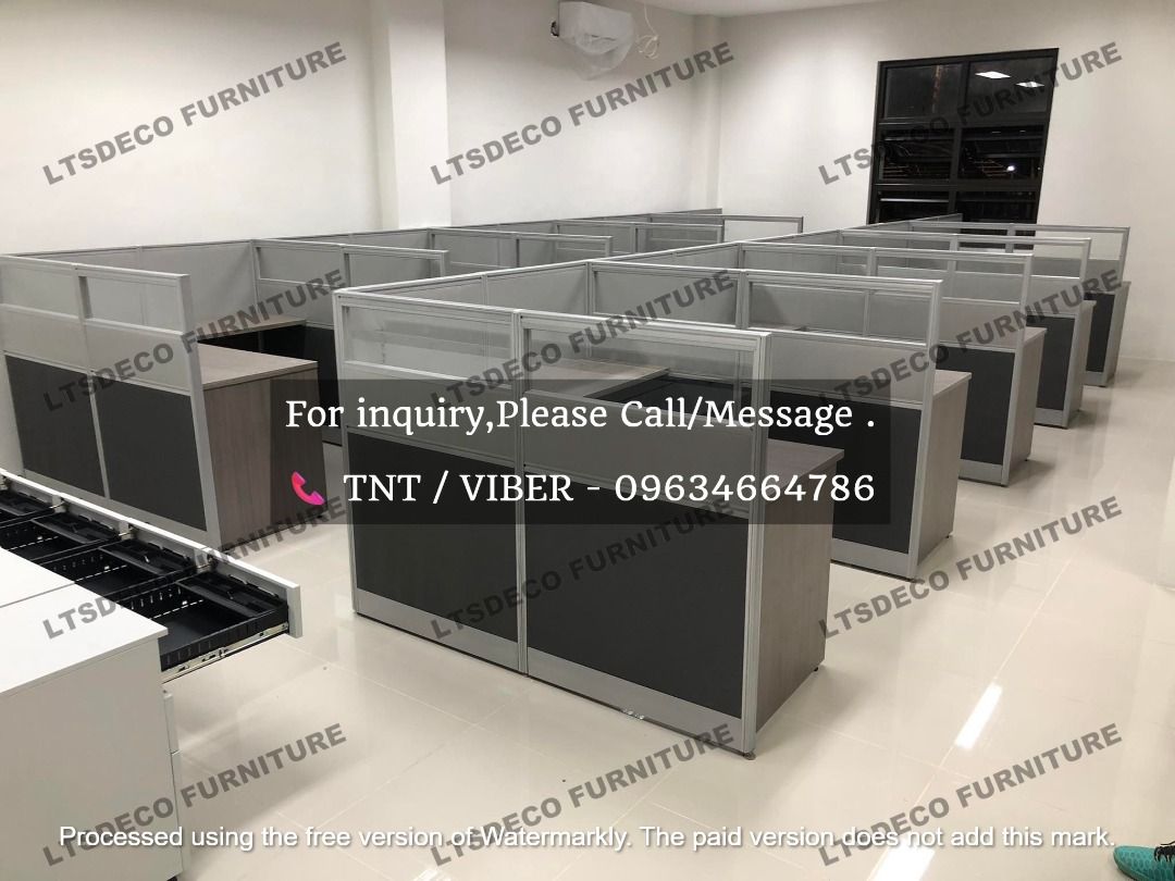 WORKSTATION TABLE DESK OFFICE PARTITION FURNITURES (Category: Office Furniture & Fixtures) located in Caloocan City. Submitted by cheska.ltsdeco (Listing ID 1441616808, Image 2). Description: 👉Are you looking for WORKSTATION, MODULAR CUBICLES OFFICE PARTITION, and OFFICE FURNITURE SUPPLIER? LTSDECO Furniture, is direct supplier, manufacturer, and trusted provider of high quality, affordable and durable modular office divider partition, home and 