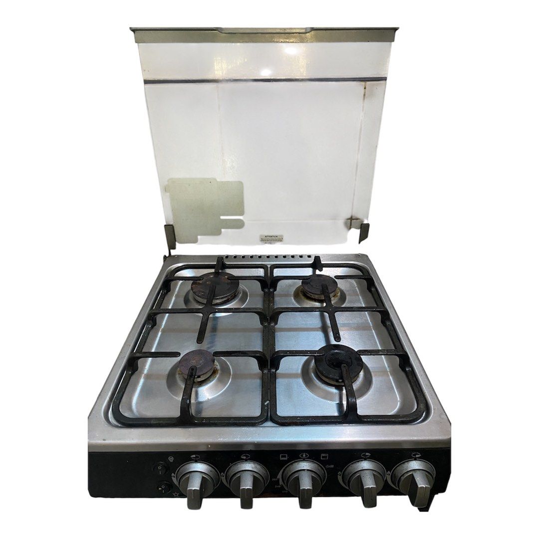 Xtreme 4-burner Gas Range (Category: Ovens & Toasters) located in Quezon City. Submitted by challelscloset (Listing ID 1441605869, Image 2). Description: Issue: Chipped paint on the knob area. In good working condition. Send dm for video. RFS: moving out ❗️ for metro manila buyers only.