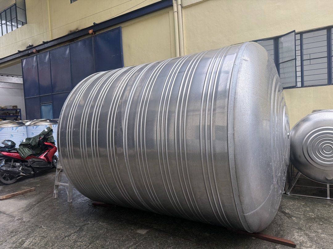 10,000L Water Storage Tank (Category: Construction & Building Materials) located in Manila. Submitted by melody.tulale001 (Listing ID 1446775162, Image 2). Description: 10,000L Water Storage Tank Stainless 304 1.0mm thickness 10-15days lead time Cash on delivery 0969 421 7830.