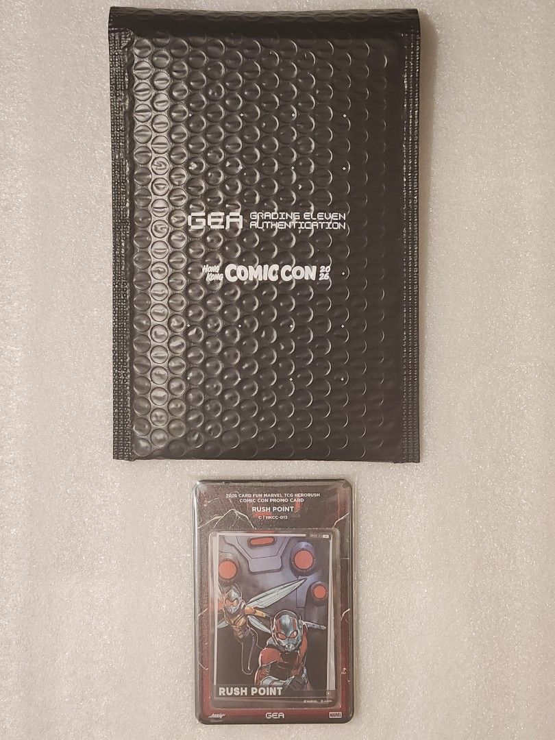 2026 Comic Con GEA Marvel Rush Point 013 Antman Wasp （分類：鑑定單卡）位於 Hong Kong。 由 haynette 提交（商品編號 1446899933，圖片 3）。簡介： Brand new. Comes with original packaging.。