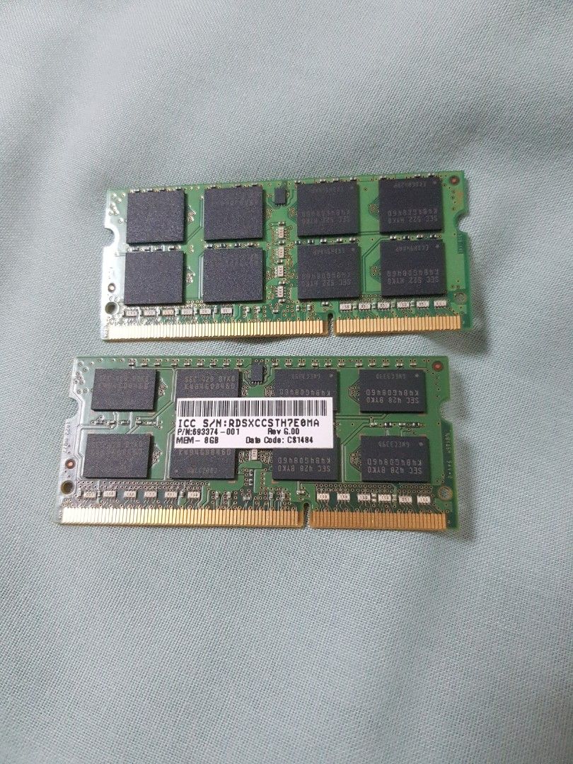 2x 8gb DDR3 SODIMM Laptop RAM Modules496685194150553601