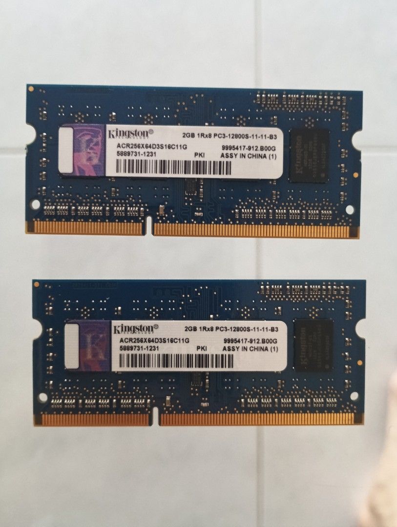 Kingston 4GB DDR3 RAM PC3-12800 For Sale