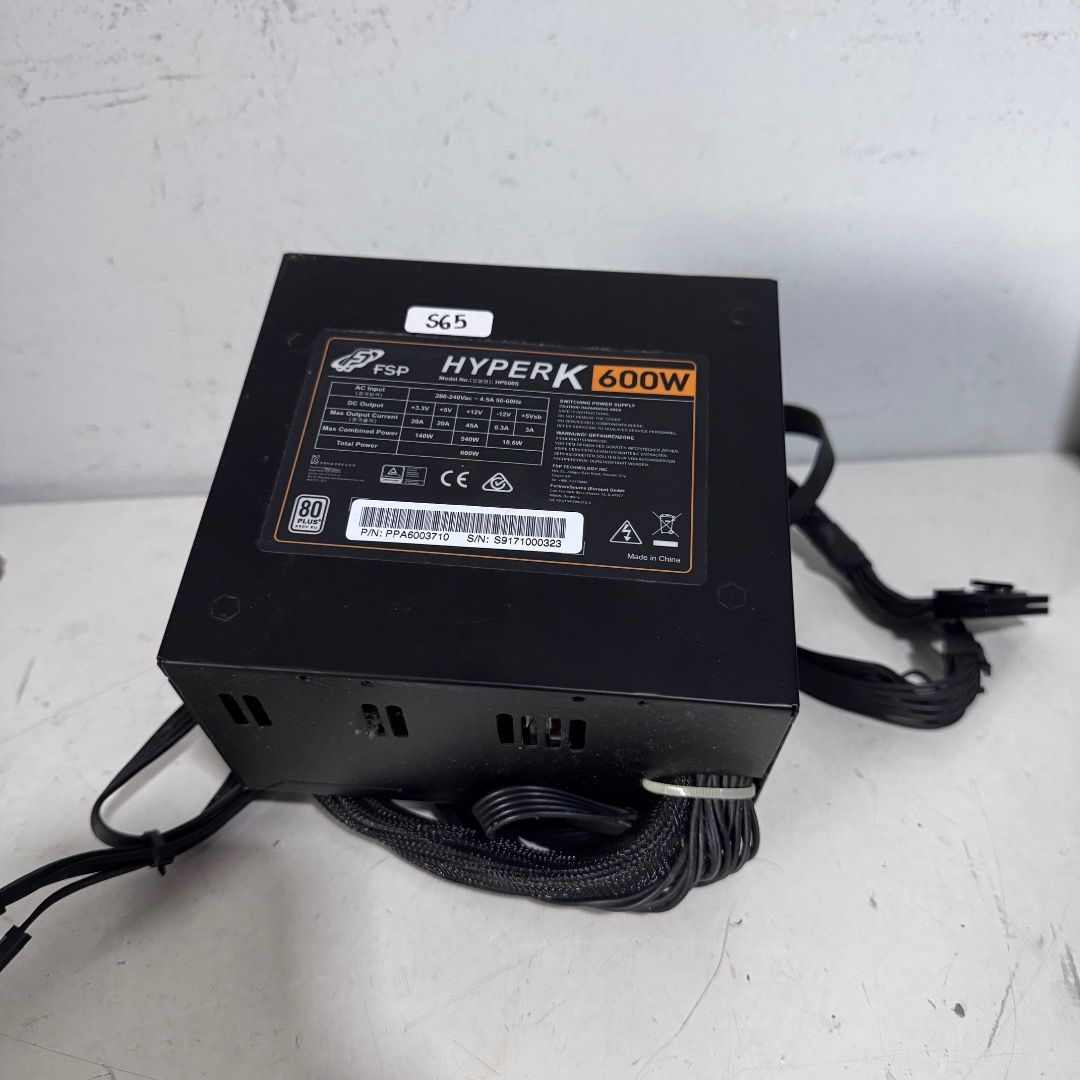 FSP HyperK 600W PSU 80 Plus Standard For Sale496553754310092802