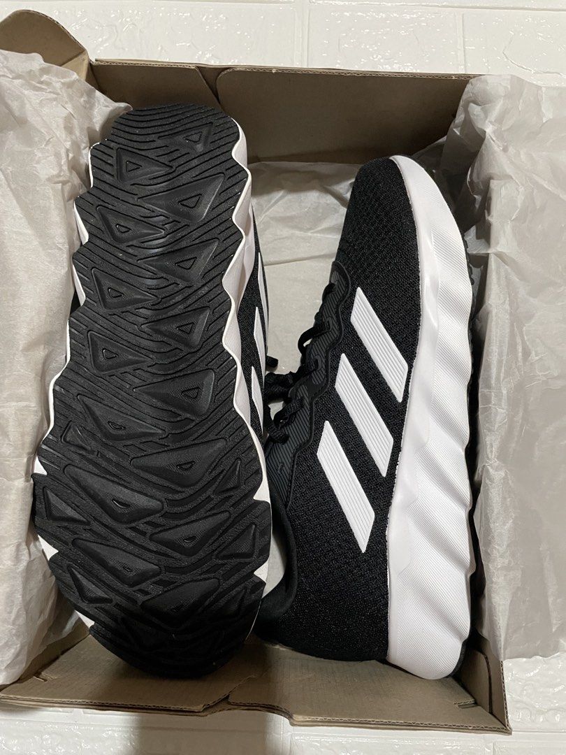 ADIDAS SWITCH MOVE U Running Shoes (Core Black / Cloud White) - Size US 11 (Category: Sneakers) located in Marilao. Submitted by clear_out_closet (Listing ID 1446822358, Image 2). Description: Item Details: 👇 • Brand: Adidas • Model: Switch Move U • Style Code: ID5253 • Color: Core Black / Cloud White • Size: US 11 / UK 10.5 / FR 45.3 / JP 290 •Category: Running / Performance Sportswear • Material: Mesh upper • Condition: Brand new with original