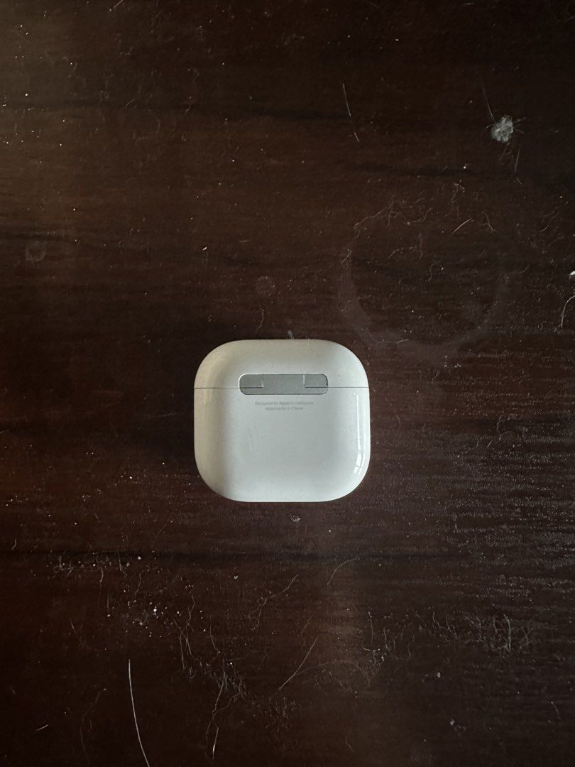 Apple Airpods 4th Gen with Active Noise Cancellation (Category: Earphones) located in Quezon City. Submitted by jdv0520 (Listing ID 1446728657, Image 2). Description: For sale: Apple Airpods 4th Gen with Active Noise Cancellation. Complete with charging case and box Original product Available for meet up or delivery .