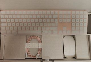 Apple Magic Keyboard + Mouse 2 Rose Gold