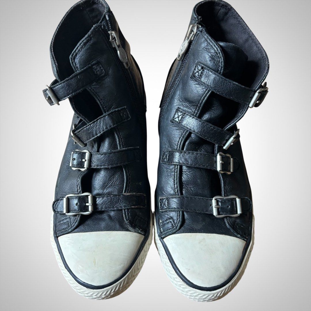ASH LEATHER BUCKLE BONDAGE SHOES (Category: Sneakers) located in Cebu City. Submitted by lonearchivalry (Listing ID 1446880828, Image 2). Description: Size 38 for Womens.