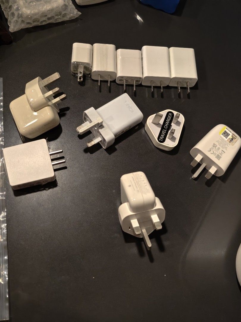 Lightly Used Power Adapters and Fast Chargers For Sale