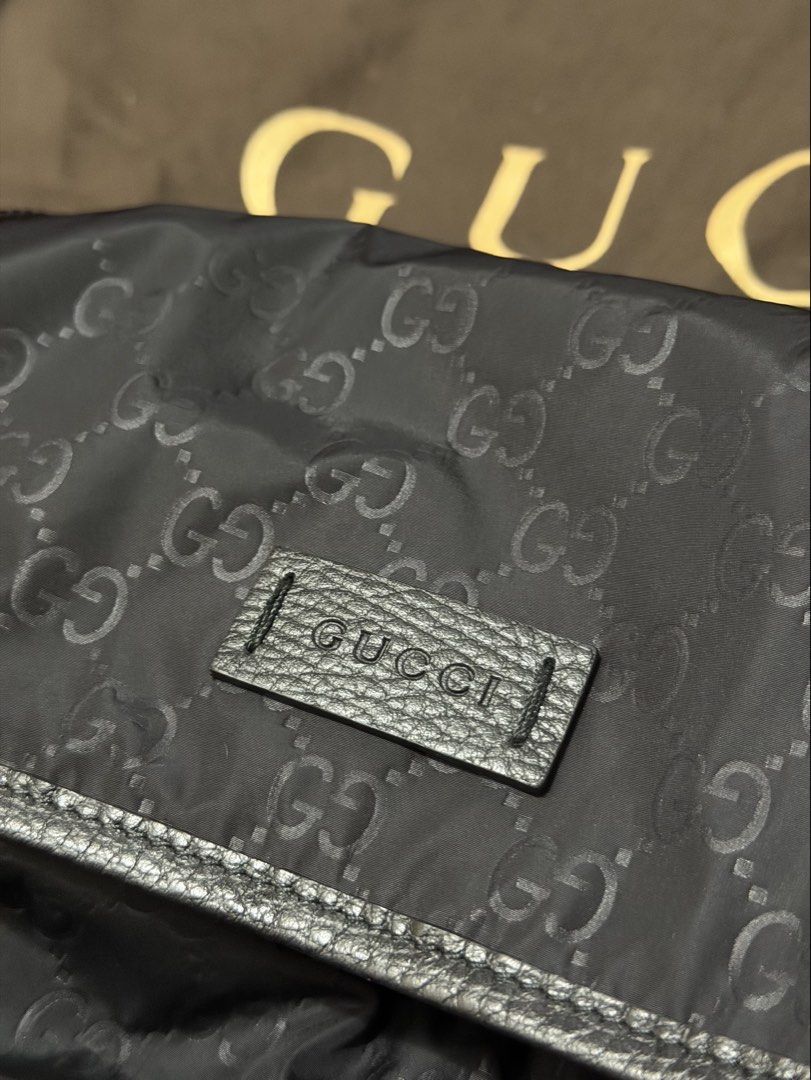Authentic Brandnew Deadstock Gucci Backpack (Category: Backpacks) located in Paranaque City. Submitted by decluttering.rightnow (Listing ID 1446864715, Image 2). Description: ⚠️ PLEASE READ ALL THE DETAILS THOROUGHLY ⚠️ Brand: Gucci 510336 Item: Backpack Width: 12” Length: 17” Issue: None Note: Personal item bought brand new not thrifted. Comes with original dust bag, zipper still with plastic, complete tags and inserts. Terms & Conditions * 100%