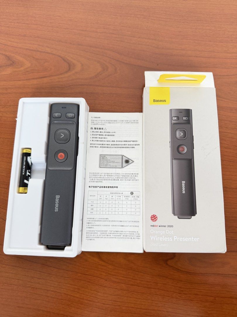Baseus Wireless Presenter USB-C Laser Pointer Like New496269978072535042