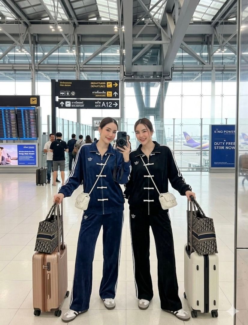 BKK TRENDY CNY JACKET + PANTS SET/COORDINATES (Category: Sets or Coordinates) located in Caloocan City. Submitted by seoyah (Listing ID 1446911197, Image 1). Description: -Guaranteed High Quality -Trendy. Stylish. Comfortable -Freesize, Fits Small up to Semi-Large.