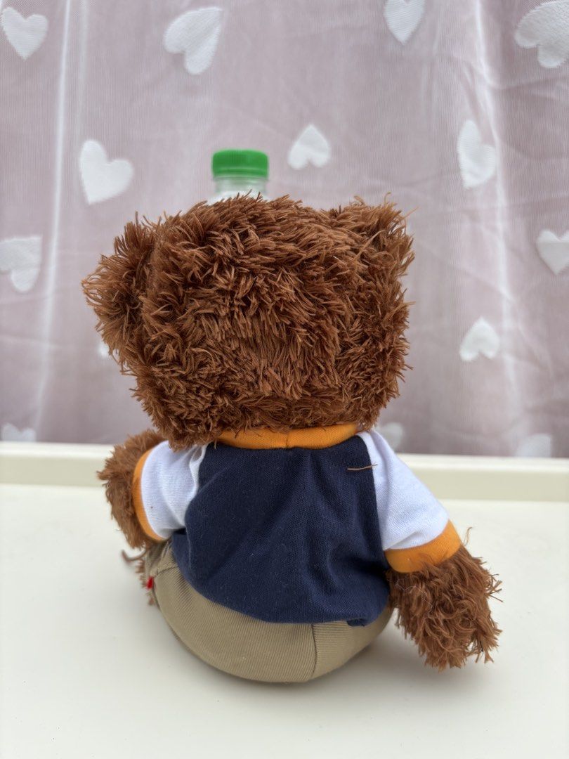 Brown Teddy Bear with Peace Sign Shirt (Category: Shirts) located in Valenzuela. Submitted by exesia (Listing ID 1446839945, Image 2). Description: ‼️Item needs cleaning , please manage your expectations‼️ - Price as posted -WYSIWYG MOP: Gcash MOD: Lalamove and JnT Meet ups w/ handling fee: Malanday, Monumento and Sm Sangandaan Location: Valenzuela.