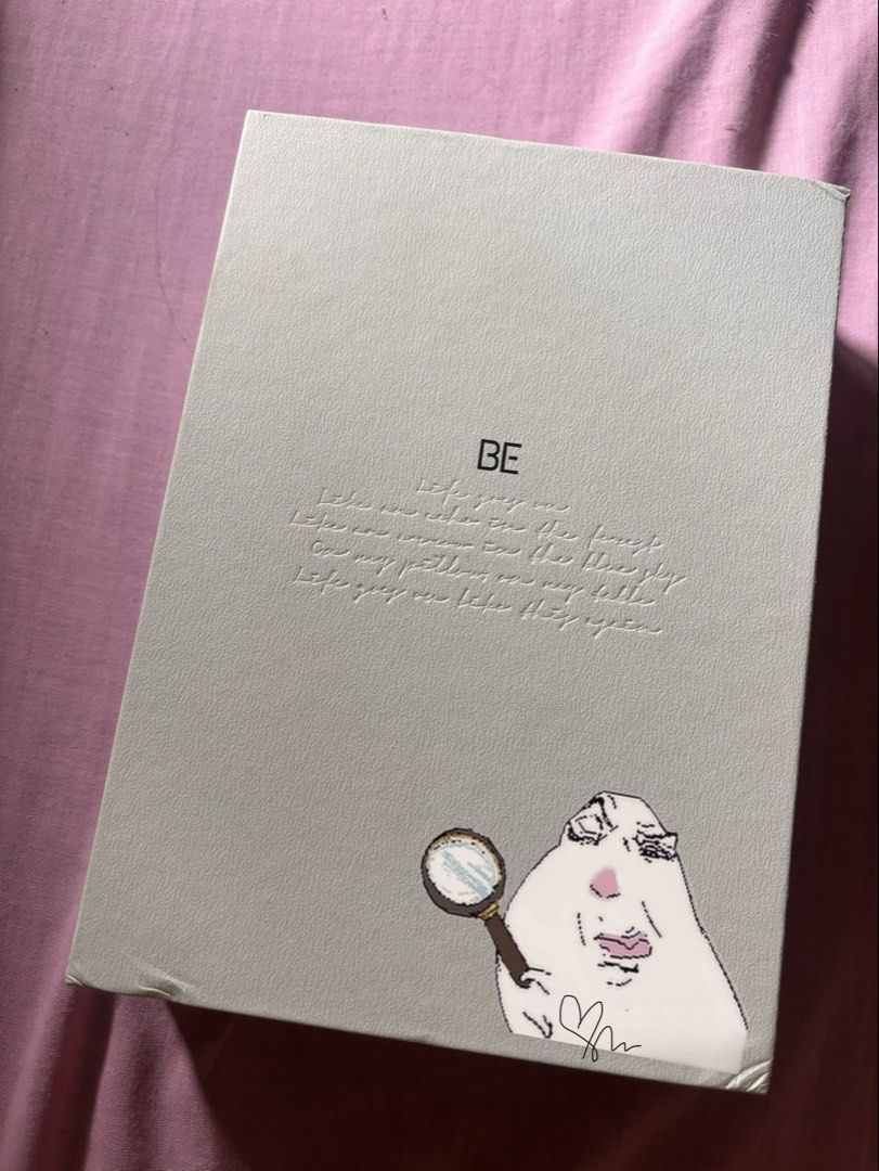 BTS BE deluxe album | Complete Inclusion (Category: CDs & DVDs) located in Manila. Submitted by wise.yoongi (Listing ID 1446784138, Image 1). Description: wts lfb !! ☁️in need of concert funds ‧⭑ mint condition pc and album, complete inclusion ‧⭑ price is up for nego, no lowballing pls ‧⭑ metro manila, north caloocan ‧⭑lalamove, jnt t. BTS BE album deluxe wts lfb ph namjoon seokjin yoongi hoseok jimin taehyung v jungkook.