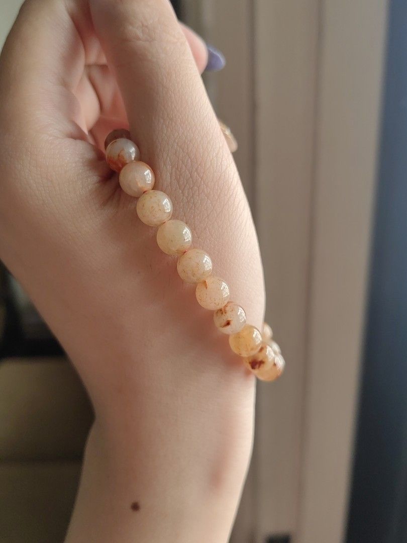 Burma jadeite sajin 7.8mm 16cm (Category: Bracelets) located in Manila. Submitted by givesomespace (Listing ID 1446825165, Image 2). Description: ❤price is firm and final ❤natural burma jadeite sajin ❤7mm+ 16cm ❤comes with velvet box, certificate and jewelry pouch.