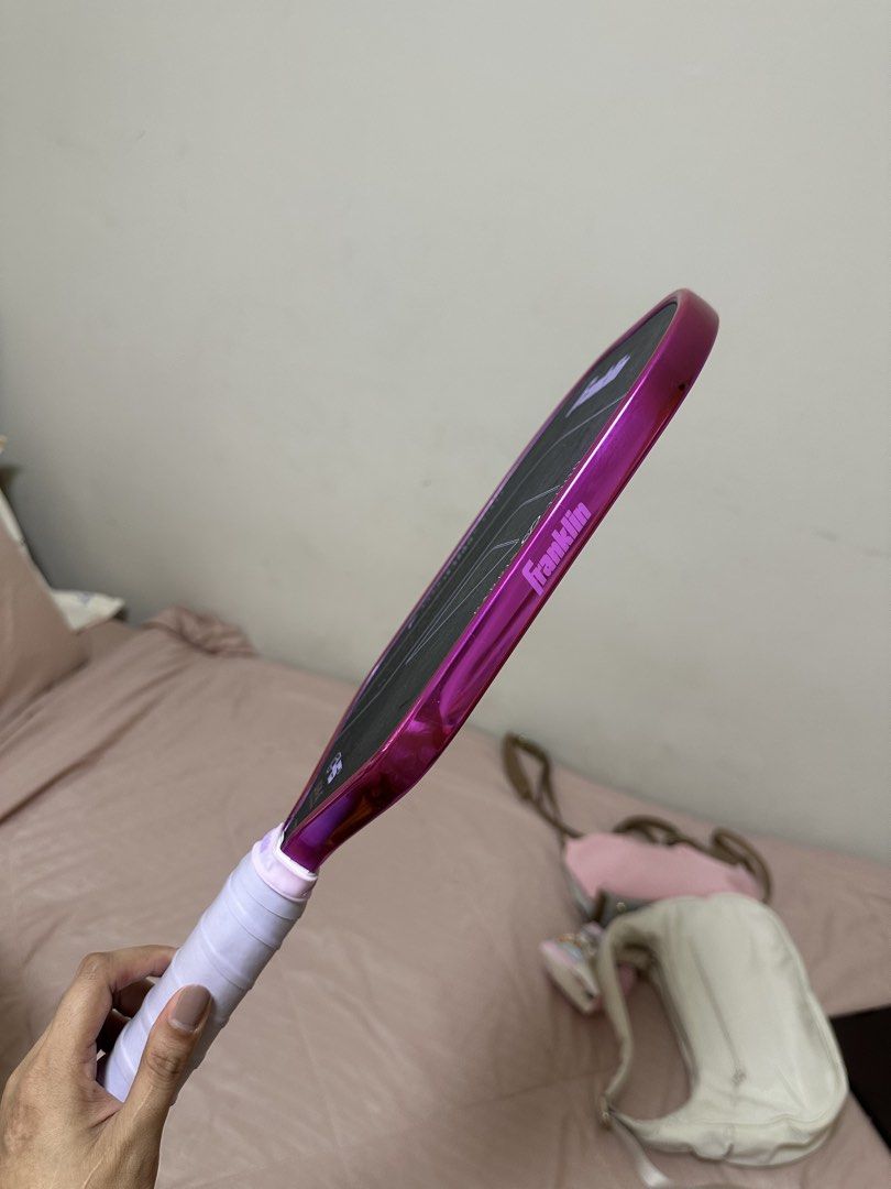 C45 Franklin Paris Todd Edition (FIXED PRICE) (Category: Racket and Ball Sports) located in Angeles City. Submitted by ginlyy (Listing ID 1446875881, Image 2). Description: FOR SALE C45 Franklin Paris Todd Edition ₱9,000 FIXED (PLEASE NO asking for LP. Price is non-negotiable.) Bought from Pickle Exchange for ₱13,000 Comes with an edge guard/grip (installed since Day 1) RFS: Hardly used. It was a Valentine’s gift from my husband, but I got pregna