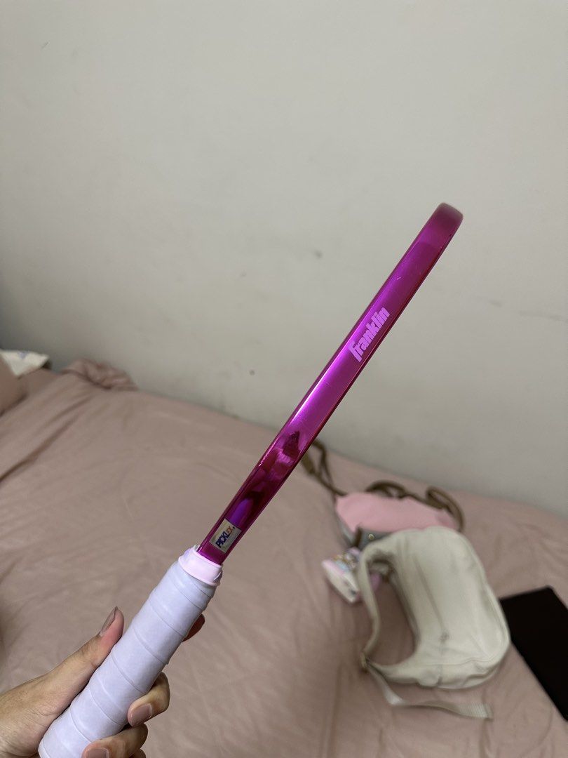 C45 Franklin Paris Todd Edition (FIXED PRICE) (Category: Racket and Ball Sports) located in Angeles City. Submitted by ginlyy (Listing ID 1446875881, Image 3). Description: FOR SALE C45 Franklin Paris Todd Edition ₱9,000 FIXED (PLEASE NO asking for LP. Price is non-negotiable.) Bought from Pickle Exchange for ₱13,000 Comes with an edge guard/grip (installed since Day 1) RFS: Hardly used. It was a Valentine’s gift from my husband, but I got pregna