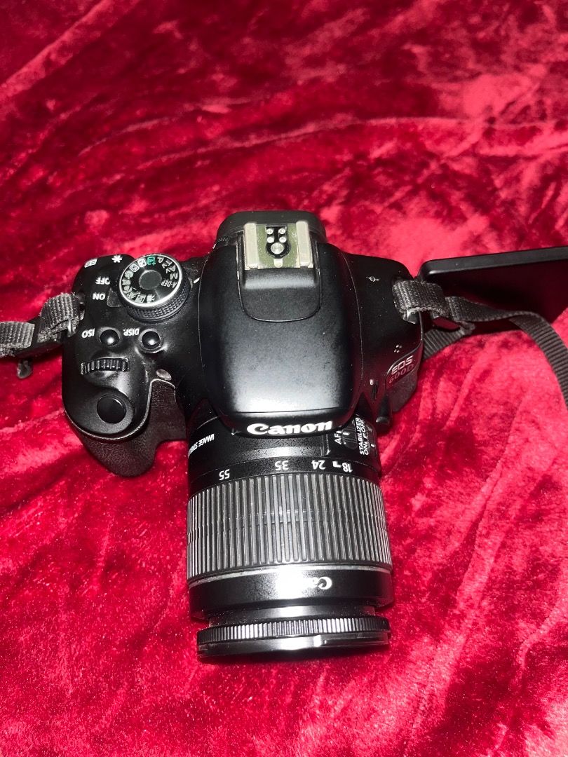 Canon EOS 600D DSLR Camera (Category: Cameras) located in Caloocan City. Submitted by jamshop02 (Listing ID 1446909808, Image 2). Description: 📸 FOR SALE: Canon EOS 600D DSLR Camera 💰 Price: ₱12,000 (Negotiable) Condition: * ✅ 100% Working * ✅ Well-maintained * ✅ Ready to use * ✅ Test all you want upon meetup Included: * Canon EOS 600D Body * 18–55mm Kit Lens * Original Battery * Original Charger * Camera Strap * (Idagdag dito kung may SD card,
