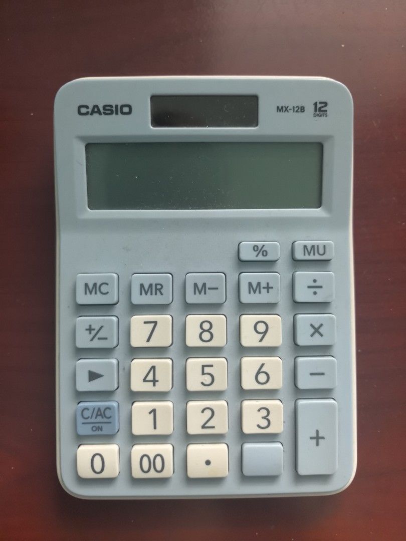 CASIO BASIC CALCULATOR (Category: Office & Business Technology) located in Davao. Submitted by granddeer_5409b4 (Listing ID 1446801516, Image 1). Description: Casio MX-12B 12-Digit Desktop Calculator – Good Condition Selling my Casio MX-12B 12-digit desktop calculator. Perfect for students, accountants, office work, and everyday calculations. Condition: Pre-owned, in good working condition Buttons are responsive and functioning properly Minor sig