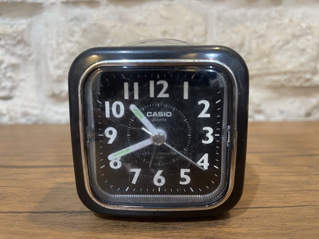 Casio clock 4” as is not tested (Category: Clocks) located in San Fernando. Submitted by japansurpluselyu (Listing ID 1446860221, Image 1). Description: .