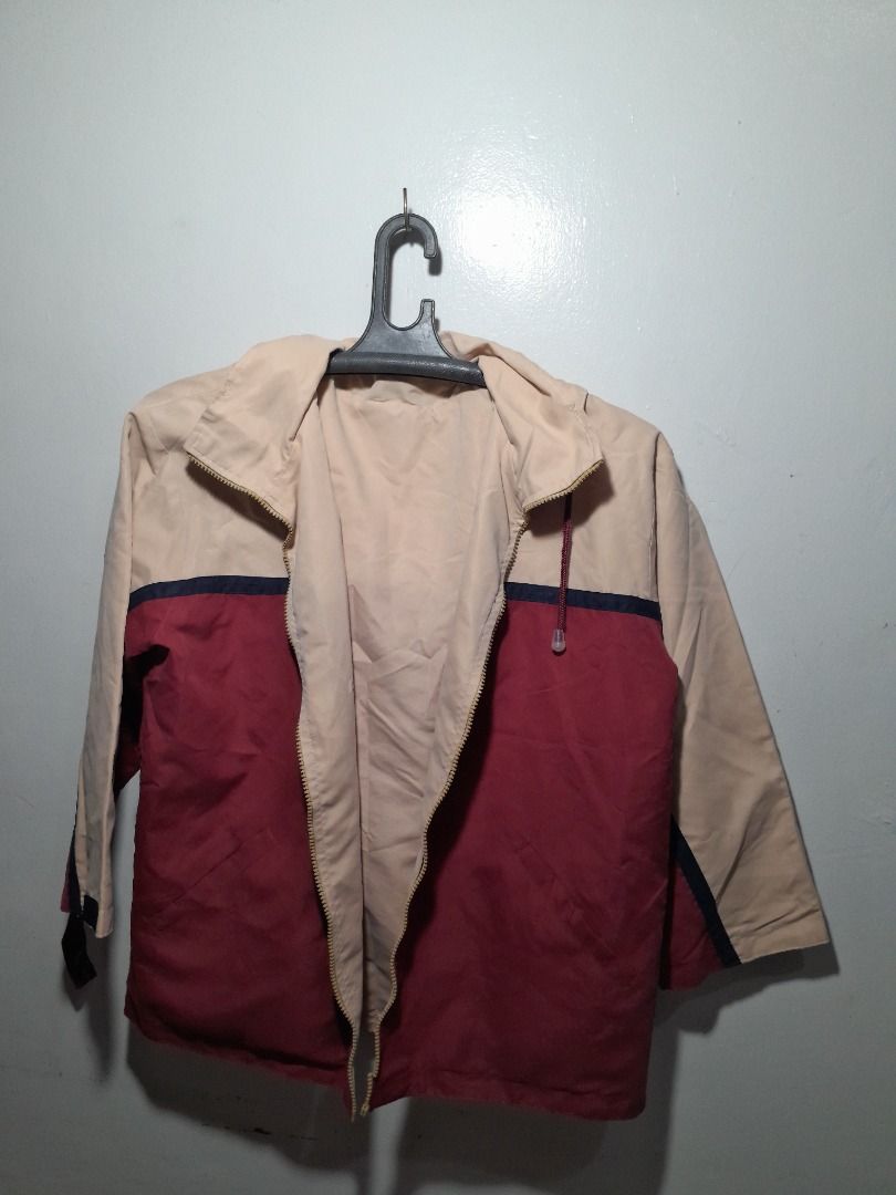 CDN Peach and Red Poncho Jacket (Category: Coats, Jackets and Outerwear) located in Quezon City. Submitted by luckyaaaaaa (Listing ID 1446728506, Image 1). Description: Hello everyone! I'm letting go of my preloved items to support my studies and personal needs. Most of these are used but not abused! Hence, all are in good condition and well taken care of! CDN Peach and Red Poncho Jacket (23 inch width x 25 inch length, Good Condition) | Price: 2