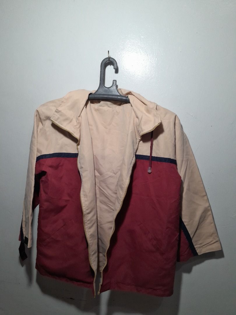 CDN Peach and Red Poncho Jacket (Category: Coats, Jackets and Outerwear) located in Quezon City. Submitted by luckyaaaaaa (Listing ID 1446728506, Image 3). Description: Hello everyone! I'm letting go of my preloved items to support my studies and personal needs. Most of these are used but not abused! Hence, all are in good condition and well taken care of! CDN Peach and Red Poncho Jacket (23 inch width x 25 inch length, Good Condition) | Price: 2