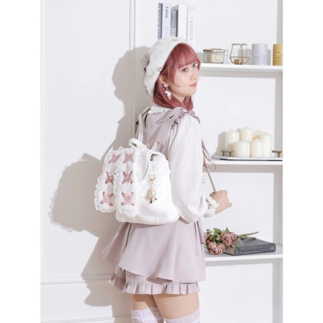 Coquette Bunny Bag (Category: Luxury Bags & Wallets) located in Manila. Submitted by elunacurio (Listing ID 1446841136, Image 3). Description: MOP GCASH has slight flaw but barely noticeable on the strap.