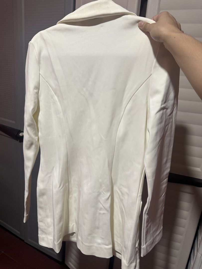 Cream/off white coat/dress (Category: Coats, Jackets and Outerwear) located in Manila. Submitted by sabsaab (Listing ID 1446834227, Image 3). Description: With stains please see photos.