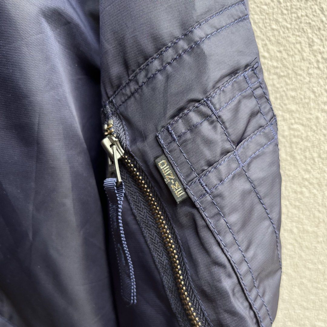 DENIME japan flight jacket bomber (Category: Coats, Jackets and Outerwear) located in Dungun. Submitted by youthstore (Listing ID 1446849358, Image 2). Description: - size M (20.5 x 25.5) - condition A Follow instagram : youthvintageclothing.
