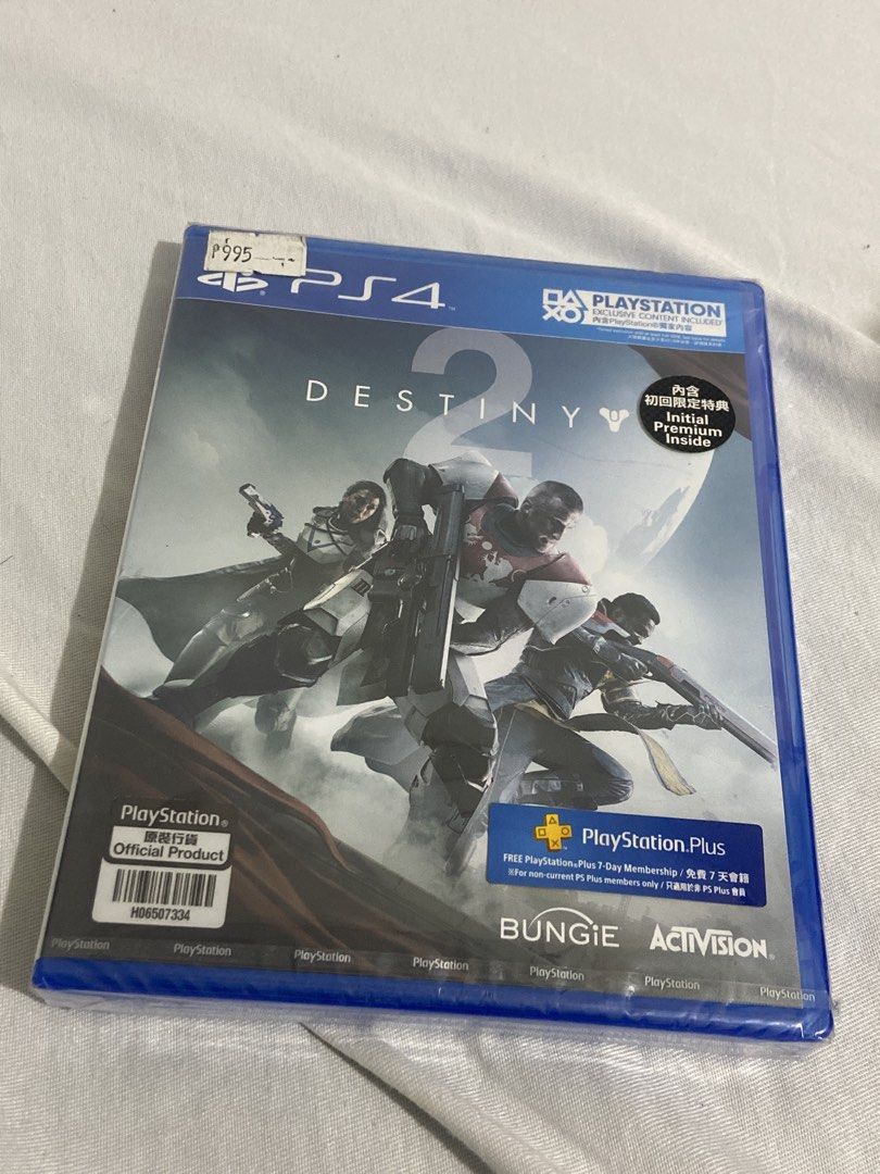 Destiny 2 PS4 Game (Category: PlayStation) located in Silang. Submitted by stuffsbymy (Listing ID 1446837368, Image 2). Description: 995 on tag selling it for 500 instead - Destiny 2 for PlayStation 4 - Includes original case - Comes with a 7-day PlayStation Plus membership trial - Highly engaging action-packed gameplay.