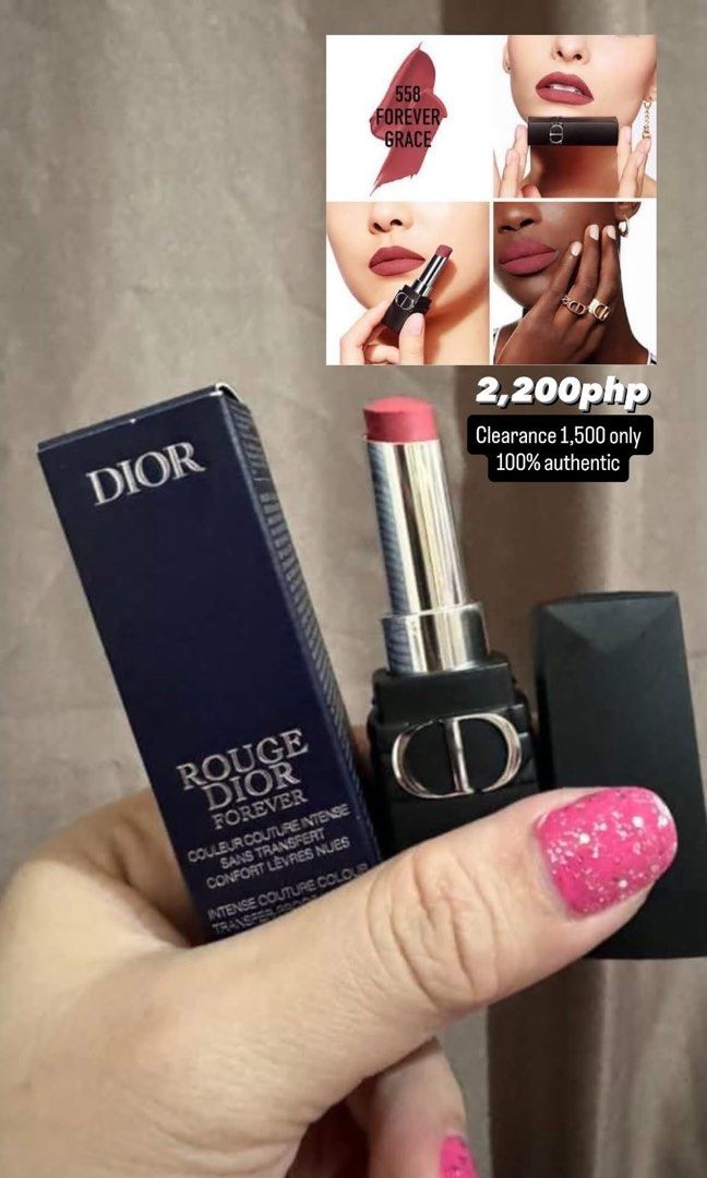 Dior Lipstick Makeup ORIGINAL (Category: Makeup) located in Quezon City. Submitted by kikayandbeyondbybreezemnl (Listing ID 1446798981, Image 2). Description: Check individual photos for shade and prices 100% authentic destash only.