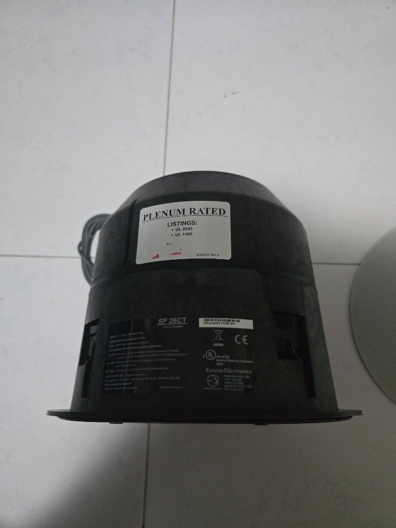 Extron SF 26CT SF26CT Plenum Rated Ceiling Speaker496792674323015681