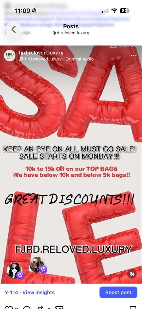 Givenchy (Category: Luxury Bags & Wallets) located in Pasig City. Submitted by fjrd_relovedluxury28 (Listing ID 1446731056, Image 3). Description: ‼️SALE‼️ Sale Price is FINAL Sale Price is FINAL Sale Price is FINAL .