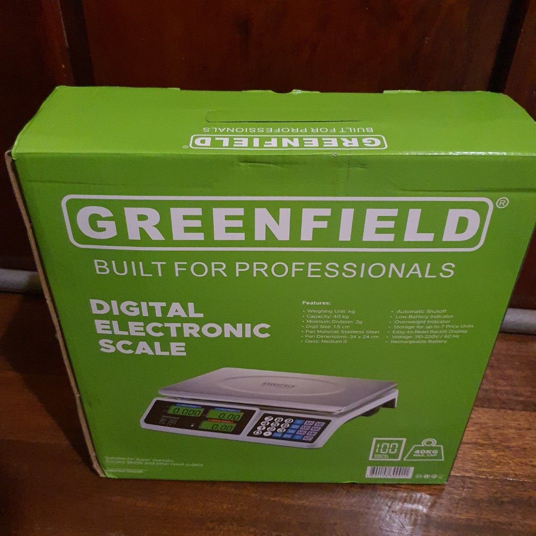 Greenfield digital electeonic scale timbangan (Category: Clocks) located in Pasig City. Submitted by last_price_posted (Listing ID 1446787389, Image 3). Description: .