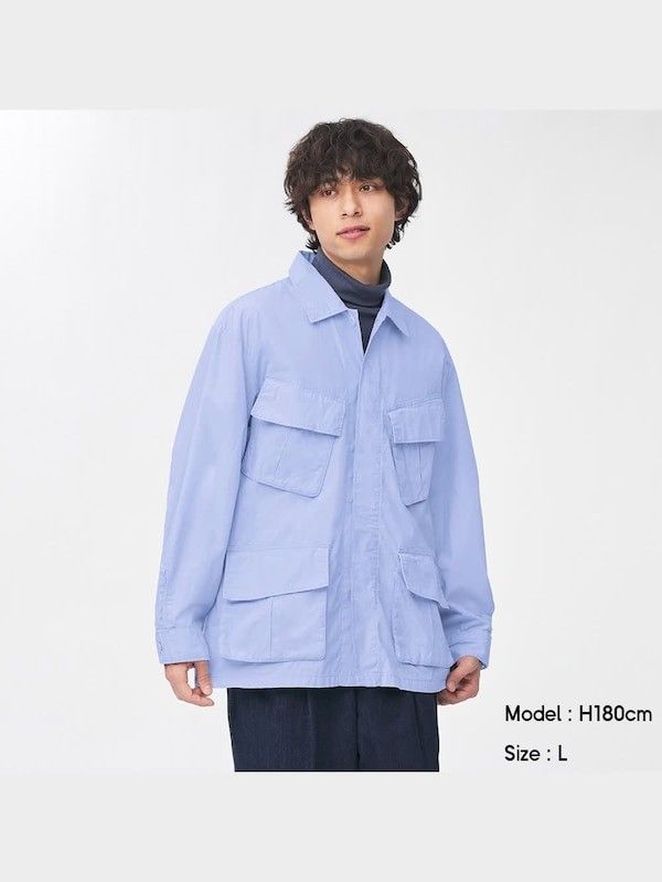 GU Jungle Fatigue jacket (Category: Coats, Jackets and Outerwear) located in Davao. Submitted by workwear_stuff (Listing ID 1446878656, Image 1). Description: Jungle Fatigue jacket Condition 9.5/10 Color Rate 9.5/10 Width 24.5 Length 30 Sleeve 23 M - 750.