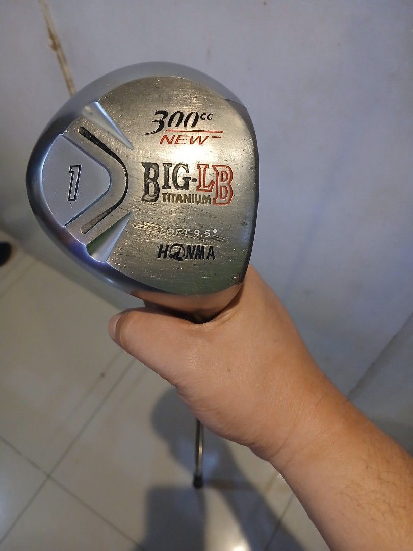Honma Driver (Category: Golf) located in Marikina City. Submitted by darthvader888 (Listing ID 1446847799, Image 1). Description: - Honma BIG-LB Titanium 300cc driver - Features Beres grip - Shaft has some wear (please check photos).