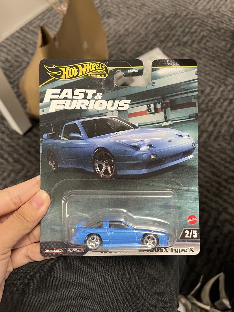 Hot Wheels Fast & Furious Diecast (Category: Vehicle & Diecast Models) located in Malabon City. Submitted by georgeisidro0776 (Listing ID 1446797562, Image 1). Description: - Hot Wheels Premium Fast & Furious Collection - Model: 1996 Nissan 180SX Type X - Mint Condition .