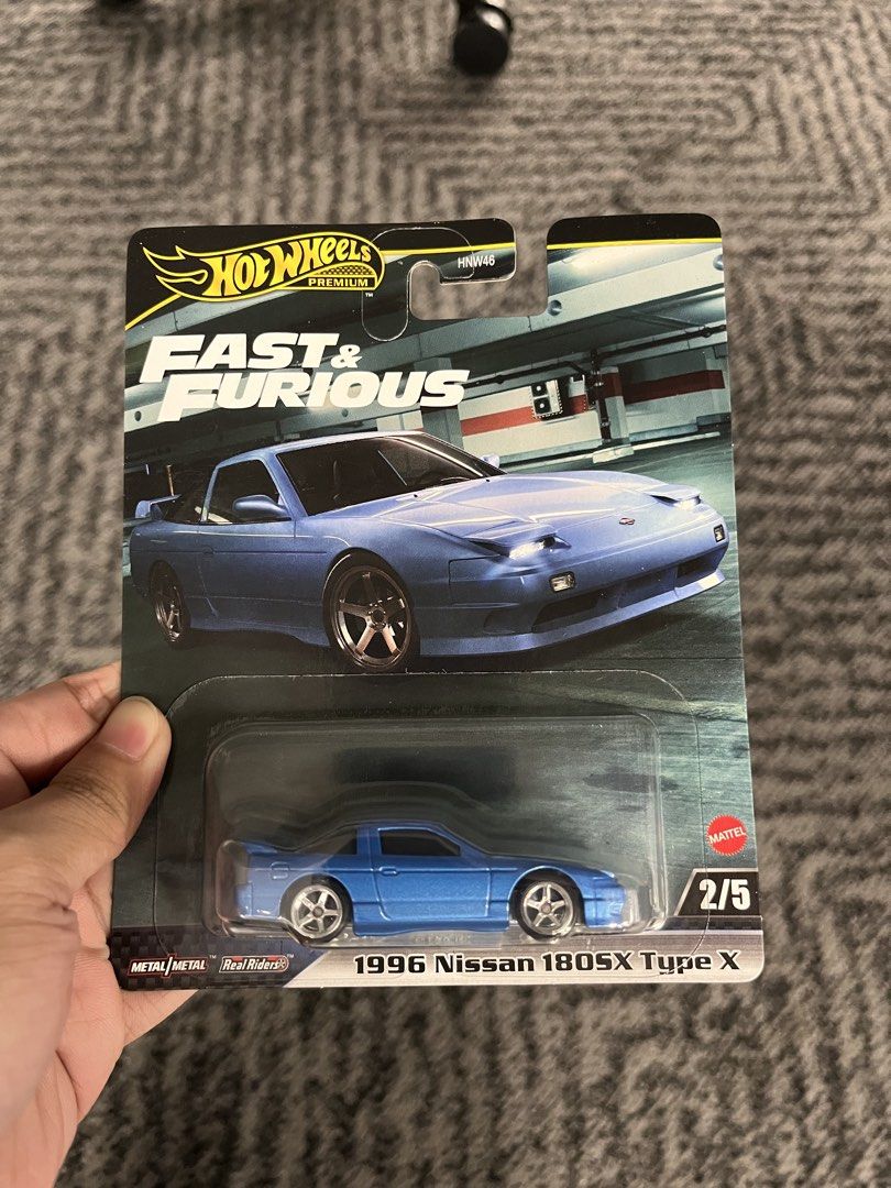 Hot Wheels Fast & Furious Diecast (Category: Vehicle & Diecast Models) located in Malabon City. Submitted by georgeisidro0776 (Listing ID 1446797562, Image 2). Description: - Hot Wheels Premium Fast & Furious Collection - Model: 1996 Nissan 180SX Type X - Mint Condition .