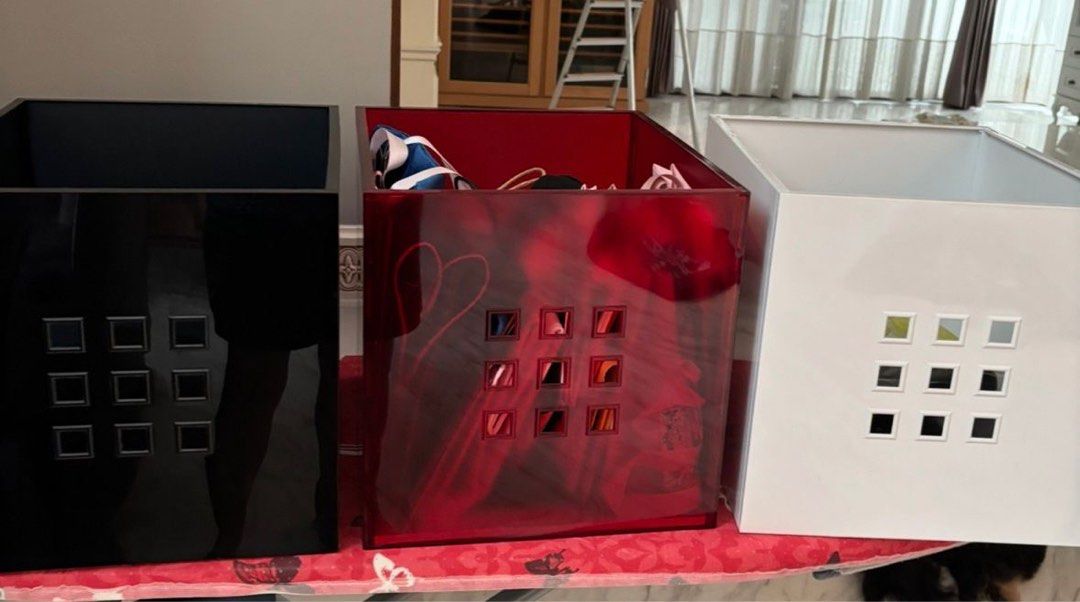 Stylish Plastic Storage Boxes Multiple Colors For Sale