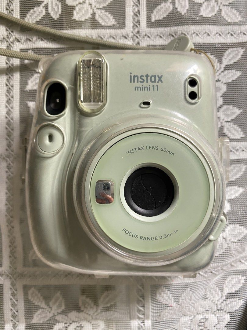 Instax Mini 11 - Sage Green (Category: Cameras) located in Naga. Submitted by sam.23_ (Listing ID 1446800815, Image 3). Description: 🏷️ ₱3,000 - rfs: for upgrade - used only a few times - has minor scratches, barely noticeable - 100% fully functional - includes free acrylic case and battery - no box send me a message for more inquiries and for legitimacy!.