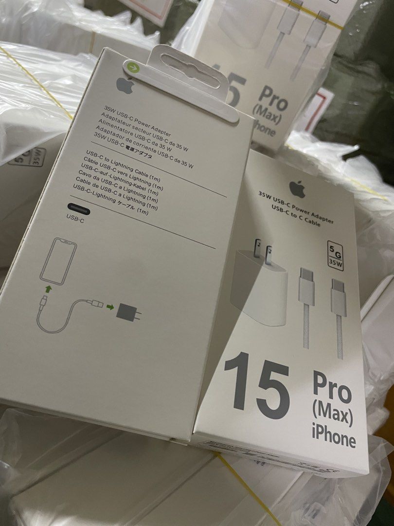 IOS 15 pro charger (Category: Chargers & Cables) located in Manila. Submitted by annafarinah_falcon (Listing ID 1446851973, Image 2). Description: iOS 15promax SEALED 💯ORG CHARGER IPhone 13/14 🍎20watts 🍎25 watts 🍎35 watts 🍎40watts Cable iOS available c to c, USB TO IPHONE IPHONE 12 PD SEALD OPEN FOR MEET UP as long as malapit sa location ko 1 week warnty Pm me..