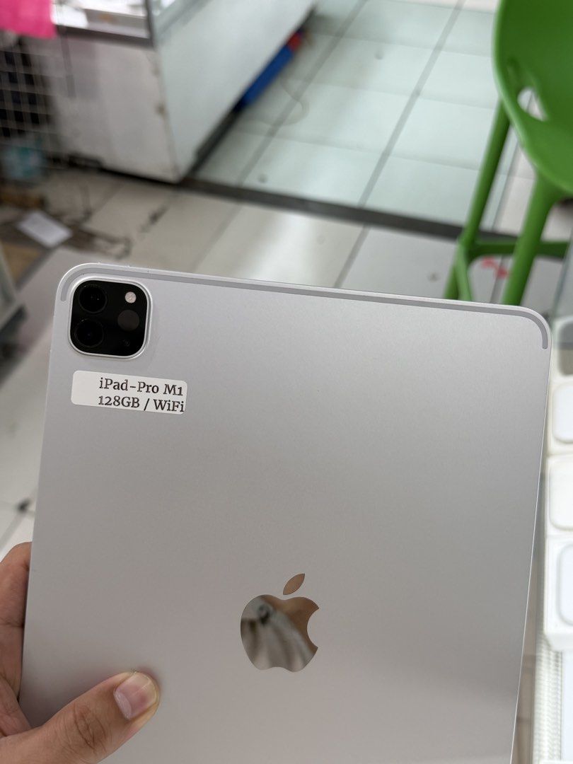 iPad Pro M1 11inch 128GB Wifi Only 99%smooth No issues (Category: iPad) located in San Juan City. Submitted by saabangadgetshop (Listing ID 1446731248, Image 2). Description: Onhand | Pre-owned iPad Pro M1 11inch 128GB Wifi Only NO HIDDEN ISSUES NO HISTORY OF REPAIR 99%Smooth TEST TO SAWA RESET ALL YOU WANT TEST ALL YOU WANT NOT REFURBISHED AUTHENTIC PHONE ALL WORKING (FREE 3UTOOLS) iPhones iPads only 🆓Freebies ✅Charger ✅Case ✅Tempered Mode of P