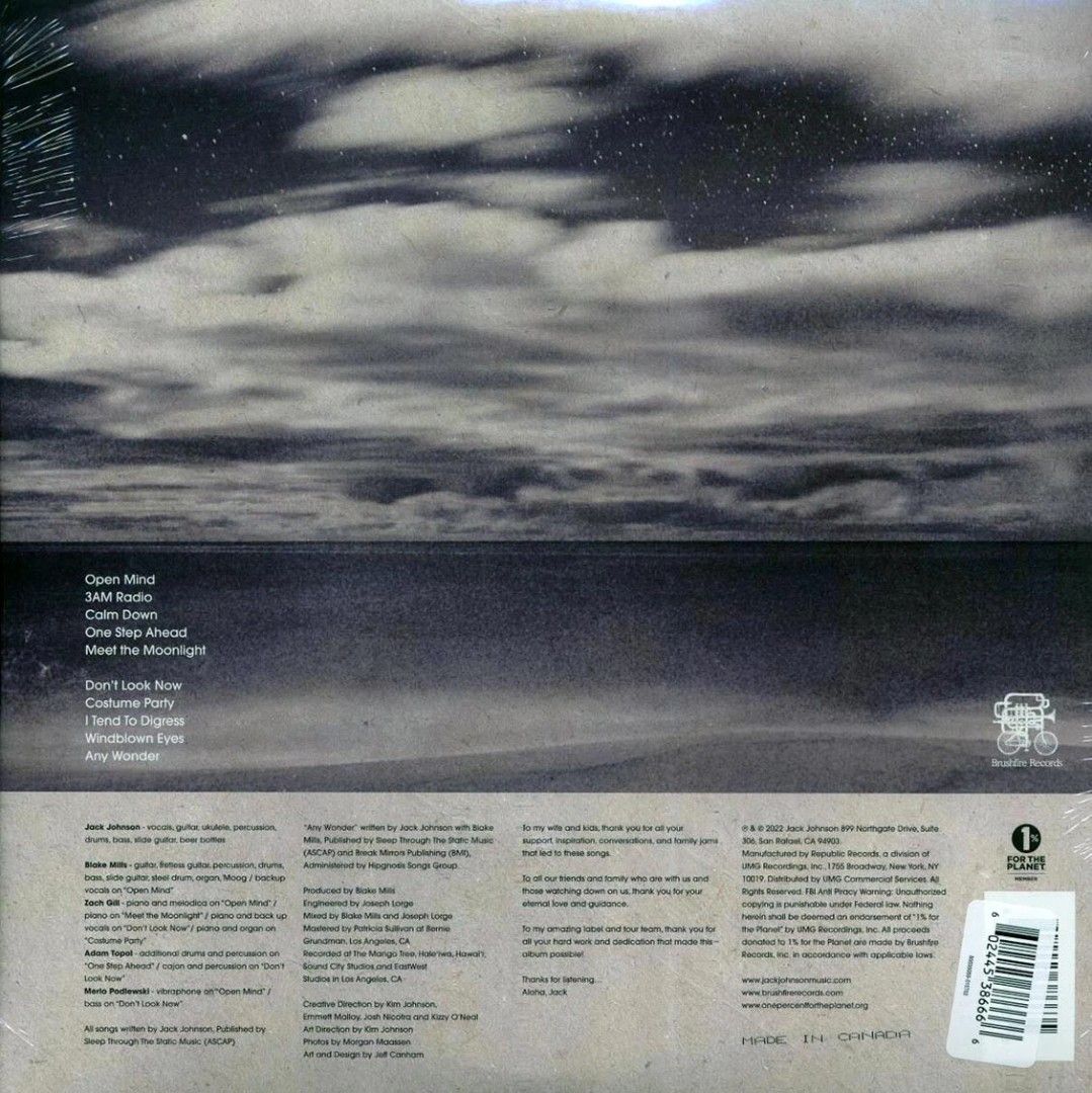 Jack Johnson Meet The Moonlight vinyl (Category: Vinyls) located in Manila. Submitted by ramonrobin.cruz (Listing ID 1446842942, Image 2). Description: Jack Johnson Meet The Moonlight = ₱3,500 Brand New sealed made in USA.