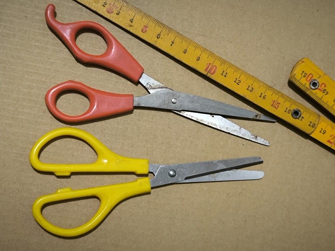 Japan surplus scissors set of 2 (Category: Craft Supplies & Tools) located in Angeles City. Submitted by yellowbrickstore (Listing ID 1446760687, Image 2). Description: - Set of 2 Japan surplus scissors - One red, one yellow - Durable metal blades - Comfortable plastic handles - Ideal for crafting, school, or general use - Pre-loved condition shipping via jnt express Saturday sked only Friday cut off pick up AC lnw Pampanga gcash Gotyme payment f