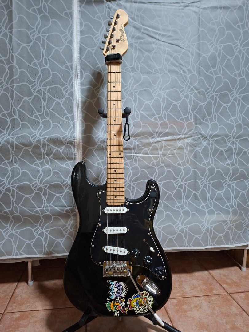 Jcraft Electric Guitar Stratocaster (Category: Musical Instruments) located in Manila. Submitted by c.u12 (Listing ID 1446728666, Image 1). Description: Includes: -Amplifier and Aux Chord -Guitar Bag -Guitar Strap -Guitar Stand - Picks Open for offers Minor scratches and rusted screw (1pc). Sound wise may static tho i am not sure if its due to the amp or the guitar RFS: Not being used anymore.