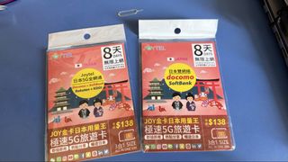 JOYTEL Japan 8-Day Unlimited Data SIM Card, Free SIM Ejector Tool Included.