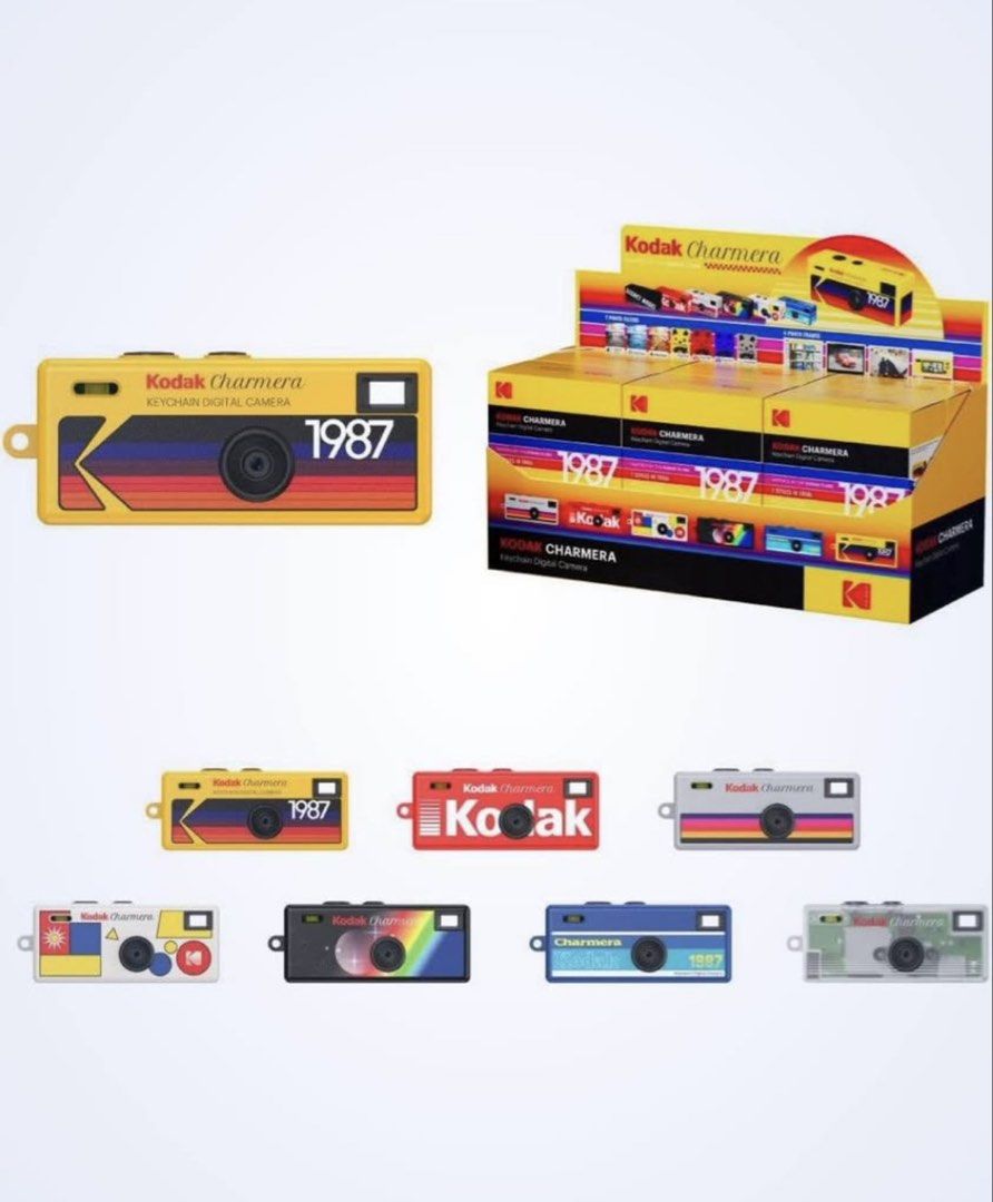 Kodak Charmera Blindbox - BRANDNEW (Category: Cameras) located in Makati City. Submitted by makatigirlfinds (Listing ID 1446723782, Image 2). Description: Rfs : did a bulk purchase hehe UNOPENED Inclusions (per blind box): 1 x Kodak Charmera keychain digicam 1 x Charging USB-C cable 1 x Keyring accessory 1 x Charmera card *Micro SD card is NOT included Scheduled pick up Location: Makati or QC.