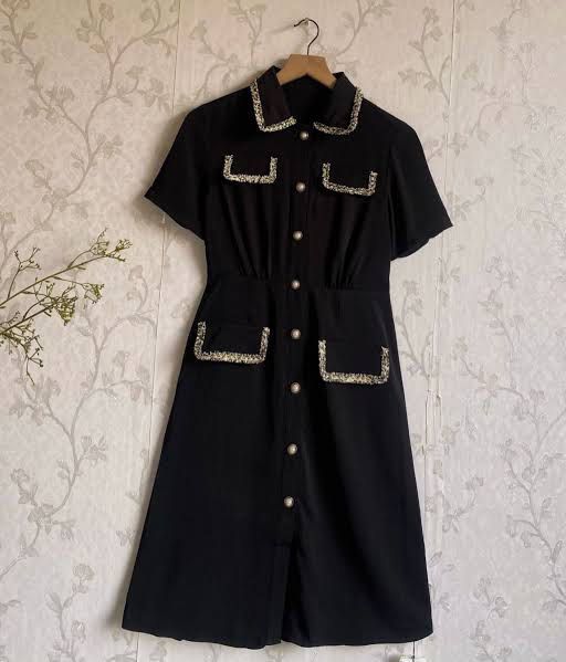 Korean Dress (Category: Dresses) located in Paranaque City. Submitted by mitty.storm (Listing ID 1446791035, Image 1). Description: Small to Medium.