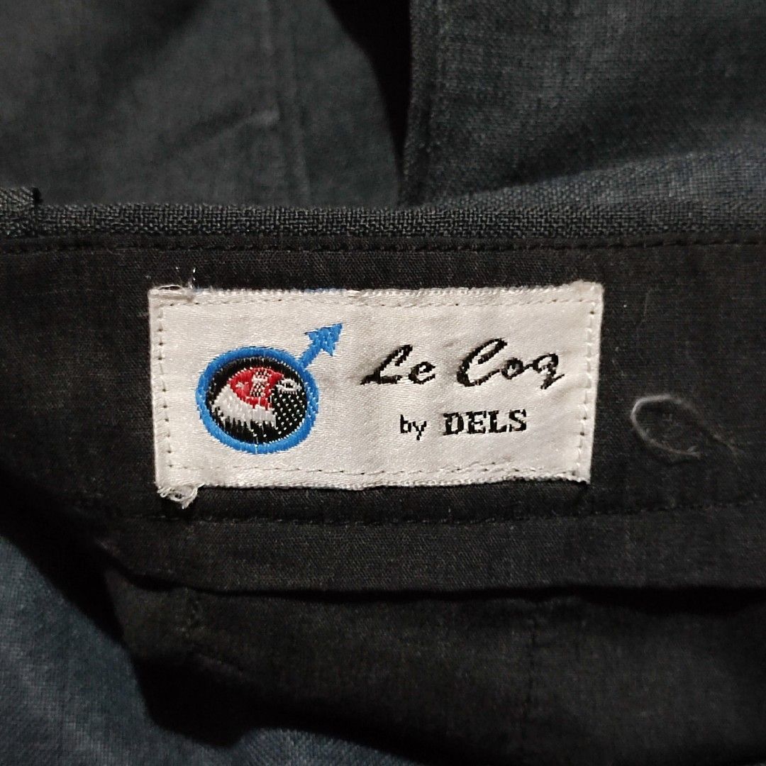Le Coq by DELS Dark Blue Trousers (Category: Other Bottoms) located in Manila. Submitted by anthonig (Listing ID 1446794447, Image 3). Description: - Dark blue trousers from Le Coq by DELS. Length: 40 inches Width: 34 inches Hem: 9 inches Price: 300 pesos Condition: 9/10 Issues: none PM if interested or for inquiries Meetups within MANILA only Can do shipping at buyers expense.