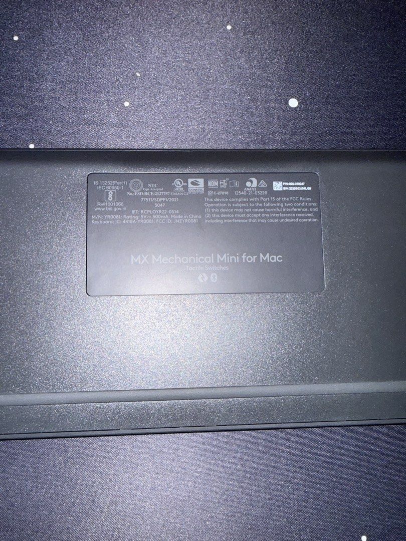 Logitech MX Mechanical Mini for Mac Keyboard496676339535073282