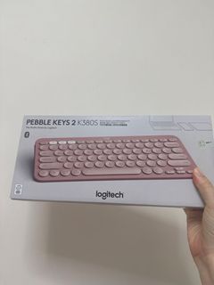 Logitech Pebble Keys 2 K380S Bluetooth Keyboard (Pink)